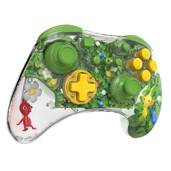PDP 500-234-PIK REALMz Nintendo Switch/Switch 2 vezeték nélküli LED Pikmin Clover Patch kontroller - Image 2