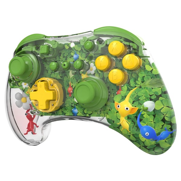 PDP 500-234-PIK REALMz Nintendo Switch/Switch 2 vezeték nélküli LED Pikmin Clover Patch kontroller - Image 4