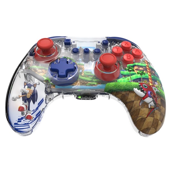PDP 500-234-SON REALMz Nintendo Switch/Switch 2 vezeték nélküli LED Sonic: Green Hill Zone kontroller - Image 3