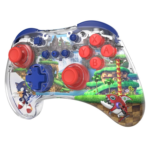 PDP 500-234-SON REALMz Nintendo Switch/Switch 2 vezeték nélküli LED Sonic: Green Hill Zone kontroller - Image 4