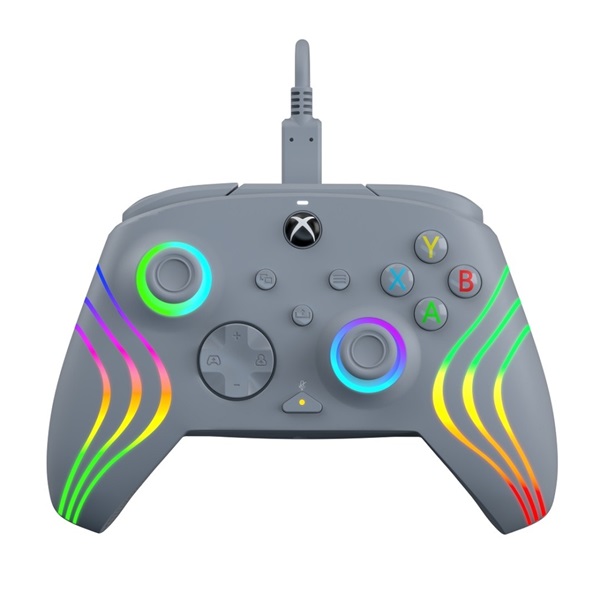 PDP 049-024-GE Afterglow WAVE Xbox Series X|S/ Xbox One/PC vezetékes szürke kontroller - Image 2