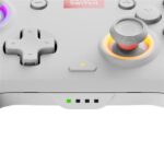 PDP 500-238-WH Afterglow Wave Nintendo Switch/Switch 2 vezeték nélküli RGB LED Lighting fehér kontroller - Image 9
