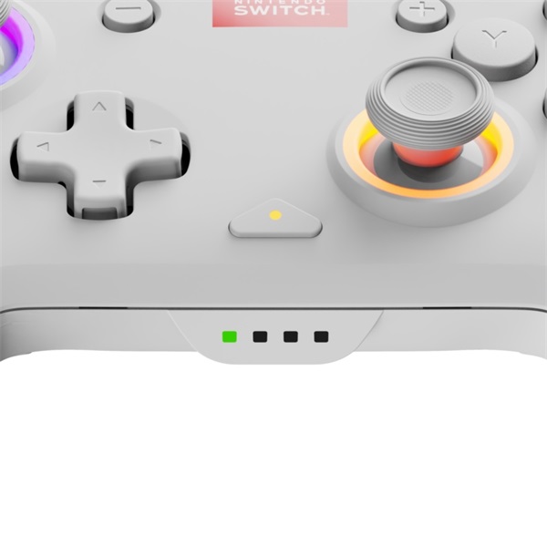 PDP 500-238-WH Afterglow Wave Nintendo Switch/Switch 2 vezeték nélküli RGB LED Lighting fehér kontroller - Image 9