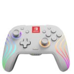 PDP 500-238-WH Afterglow Wave Nintendo Switch/Switch 2 vezeték nélküli RGB LED Lighting fehér kontroller - Image 2