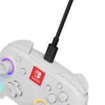 PDP 500-238-WH Afterglow Wave Nintendo Switch/Switch 2 vezeték nélküli RGB LED Lighting fehér kontroller - Image 7