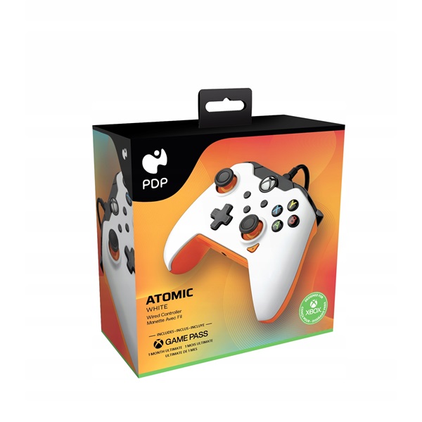 PDP 049-012-WO Atomic Xbox Series X|S/Xbox One/PC vezetékes fehér kontroller - Image 6