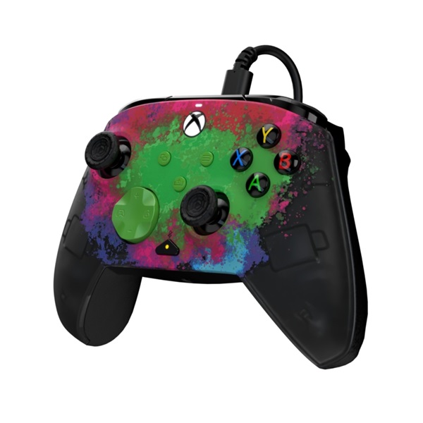 PDP 049-023-SPDT Rematch Glow Adevanced Xbox Series X|S/Xbox One/PC vezetékes Space Dust Glow in the Dark kontroller - Image 3