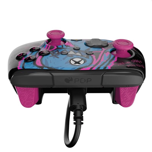 PDP 049-023-CDMP Rematch Glow Xbox One/Series X|S/PC vezetékes Call of Duty: Mister Peeks Glow in the Dark kontroller - Image 8