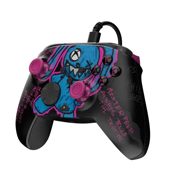 PDP 049-023-CDMP Rematch Glow Xbox One/Series X|S/PC vezetékes Call of Duty: Mister Peeks Glow in the Dark kontroller - Image 4