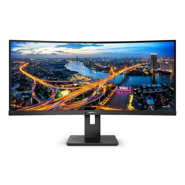 Philips 34" 346B1C UWQHD VA USB-C/USB-B/USB/HDCP/LAN/DP/HDMI ívelt monitor - Image 1