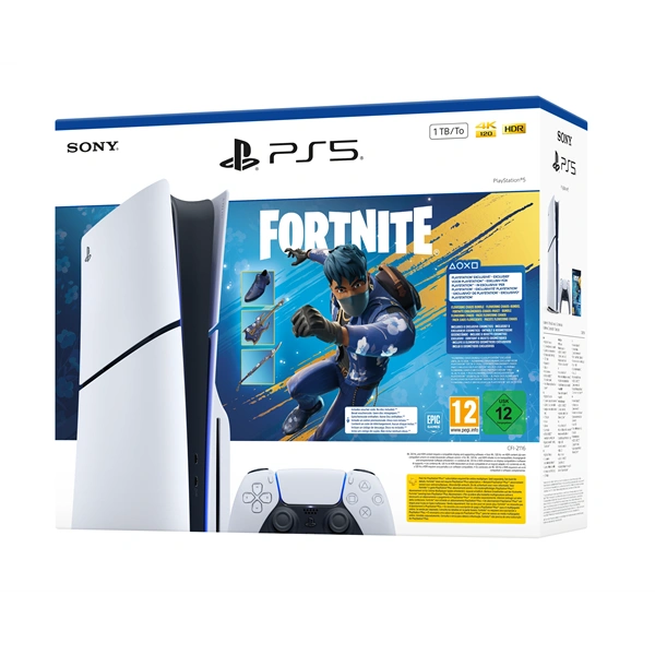 PlayStation®5 1TB lemezes (slim) E-Chassis Fortnite Flowering Chaos Bundle játékkonzol csomag - Image 2