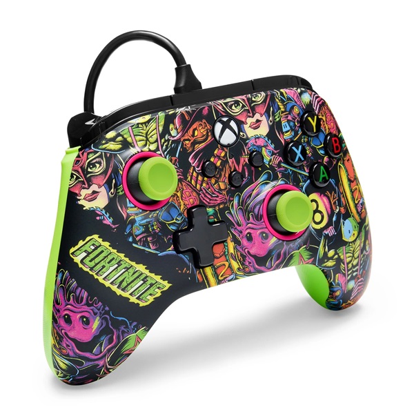 PowerAXBGP0438-01 Advantage Xbox Series X|S/Xbox One/PC vezetékes Fortnite Glow kontroller - Image 6