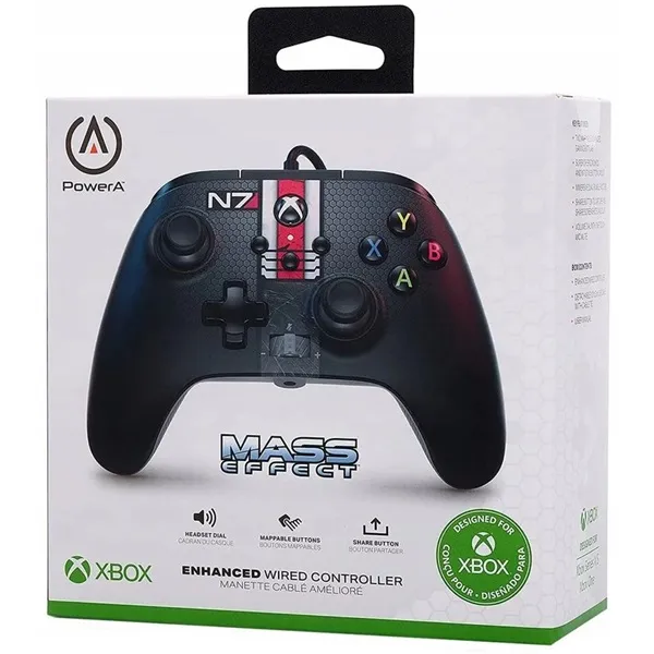 PowerA 1524523-01 Enhanced Xbox Series X|S/Xbox One/PC vezetékes Mass Effect N7 kontroller ( E ) - Image 3