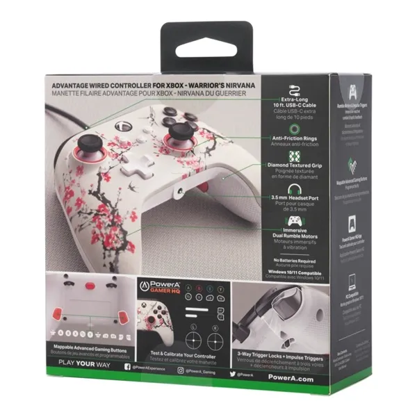 PowerA XBGP0180-01 Advantage Xbox Series X|S/Xbox vezetékes One Warriors Nirvana kontroller ( A ) - Image 12