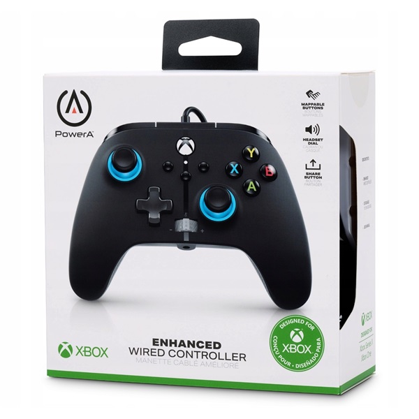 PowerA_EnWired_Xbox_Series_XS_Xbox_One_vezetekes_fekete-kek_kontroller-i35202977.jpg PowerA 1518817-01 Enhanced Xbox Series X|S/Xbox One/PC vezetékes fekete-kék kontroller - Image 10