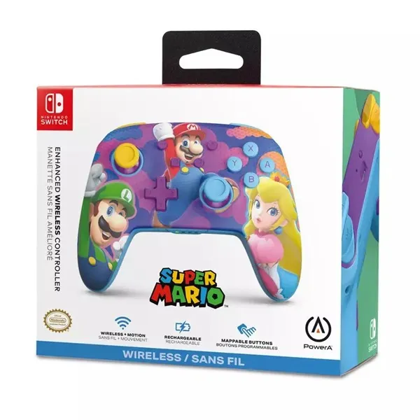 PowerA NSGP0287-01 Enhanced Nintendo Switch vezeték nélküli Color Splash Heroes kontroller - Image 10