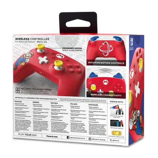 PowerA NSGP0309-01 Nintendo Switch vezeték nélküli Mario Joy kontroller - Image 10