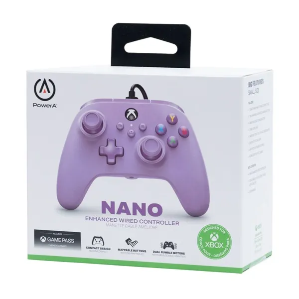PowerA XBGP0025-01 Nano Kids Enhanced Xbox Series X|S/Xbox One/PC vezetékes lila kontroller ( E ) - Image 7