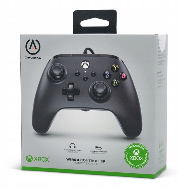 PowerA 1519265-03 Xbox Series X|S/Xbox One vezetékes fekete kontroller - Image 10