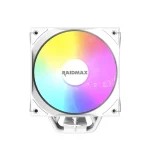 RAIDMAX AM1204W ARGB 120mm fehér hőfok kijelzős processzor hűtő - Image 2