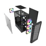 RAIDMAX V152 fekete (táp nélküli) ablakos ATX ház - Image 8