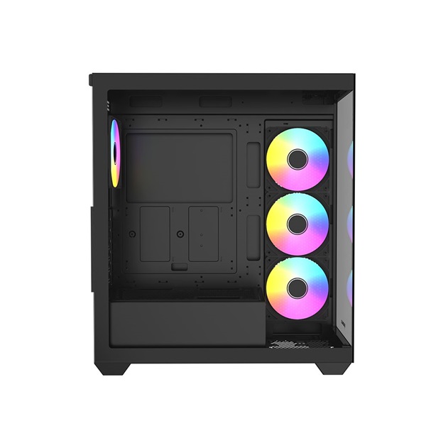 RAIDMAX i800 Chrome fekete (táp nélküli) ablakos ATX ház - Image 4
