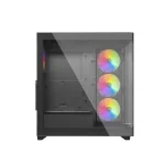RAIDMAX i800 fekete (táp nélküli) ablakos ATX számítógépház - Image 4