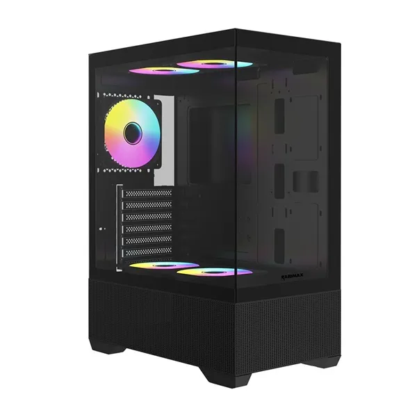 RAIDMAX i802 fekete (táp nélküli) ATX számítógépház