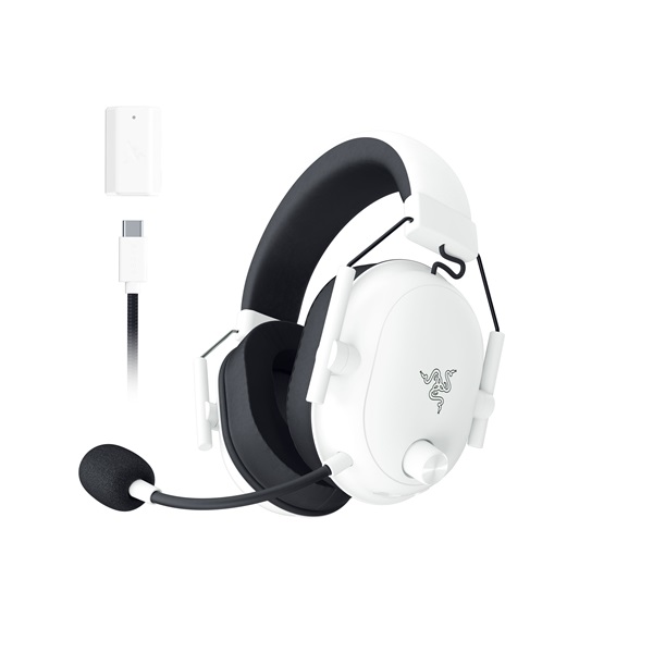 Razer BlackShark V2 HyperSpeed Wireless Bluetooth Headset White - Image 3