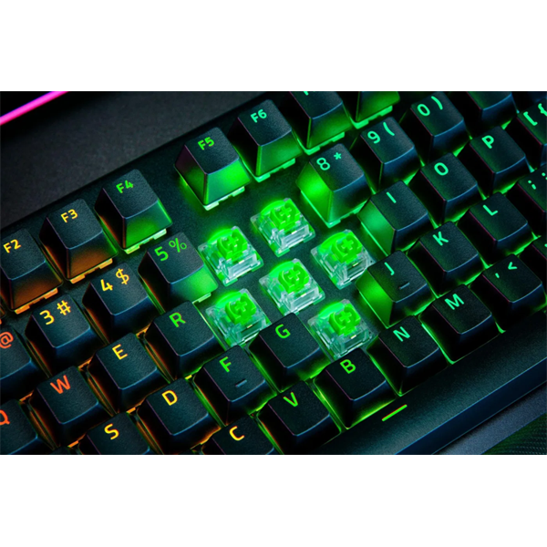 Razer BlackWidow V4 X US fekete (green switch) gamer billentyűzet - Image 7