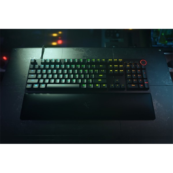 Razer Huntsman V2 (Red Switch) US RGB fekete gamer billentyűzet - Image 2