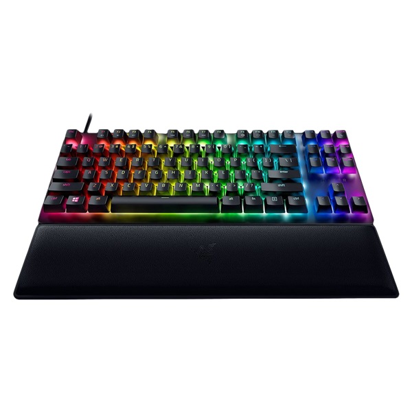 Razer Huntsman V2 Tenkeyless (Purple Switch) US RGB fekete gamer billentyűzet - Image 1