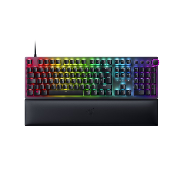 Razer Huntsman V2 UK fekete (red switch) gamer billentyűzet - Image 1