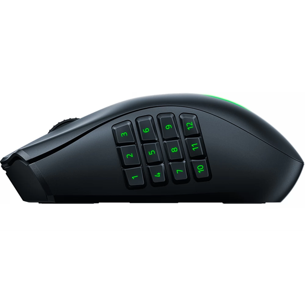 Razer Naga V2 Pro optikai USB  Bluetooth fekete vezeték nélküli gamer egér - Image 2