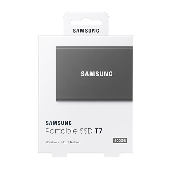 Samsung 1000GB USB 3.2 (MU-PC1T0T/WW) szürke T7 külső SSD - Image 5