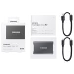 Samsung 1000GB USB 3.2 (MU-PC1T0T/WW) szürke T7 külső SSD - Image 6