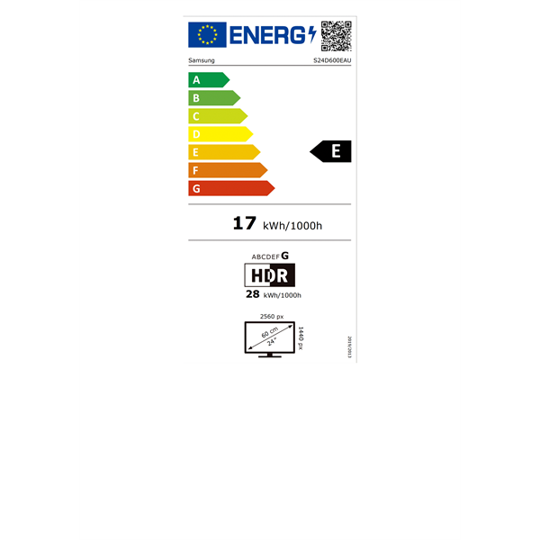 Samsung 24" LS24D600EAUXEN ViewFinity S6 S60D QHD IPS 100HZ DP/HDMI/USB monitor - Image 6