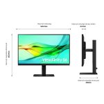 Samsung 24" LS24D600UAUXEN ViewFinity S6 S60UD QHD IPS DP/HDMI/USB/USB-C/RJ45 monitor - Image 6