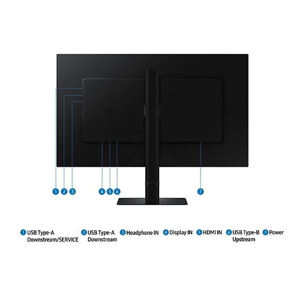 Samsung 27" LS27D800EAUXEN ViewFinity S8 S80D 4K UHD IPS DP/HDMI/USB monitor - Image 5