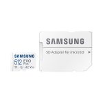 Samsung MicroSD kártya - 512GB MB-MC512SA/EU (EVO PLUS, microSDXC, UHS-I, R160, adapter, 512GB) - Image 2