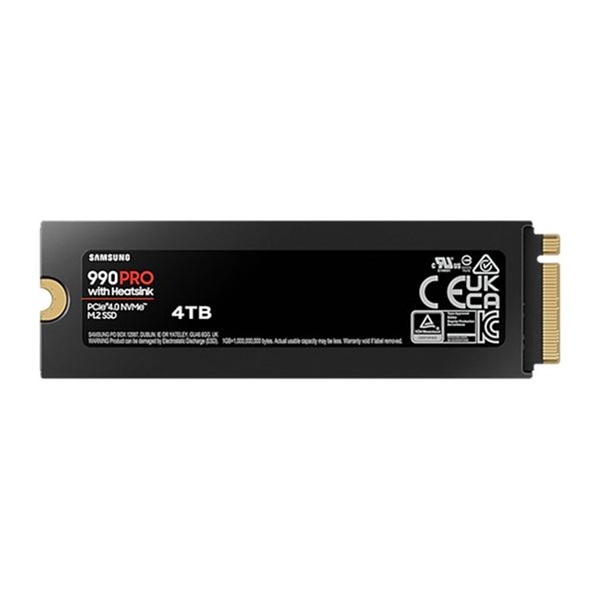 Samsung SSD 4TB - MZ-V9P4T0GW (990 PRO hűtőbordával, PCle 4.0x4, NVMe M.2, 4TB) - Image 2