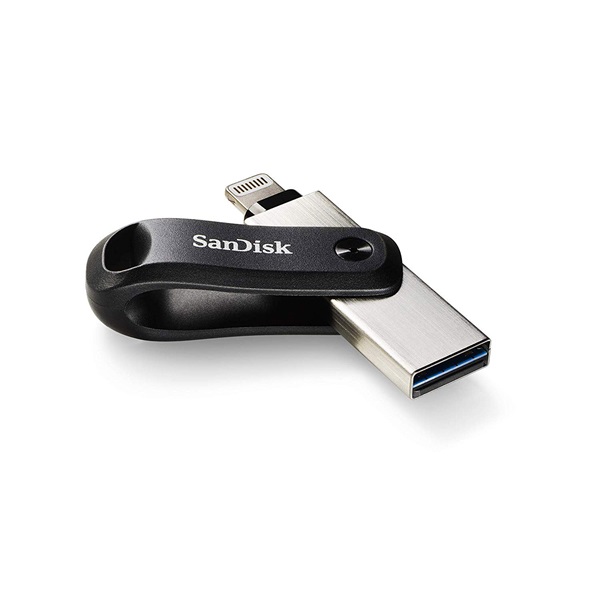 Sandisk 128GB USB3.0/Apple Lightning iXPAND GO Fekete-Ezüst (183588) Flash Drive - Image 2