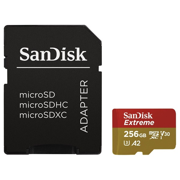 Sandisk_256GB_SD_micro_Extreme_SDXC_Class_10_UHS_I_U3_memoria_kartya-i36873675.jpg Sandisk 00121587 256GB SD micro Extreme (SDXC Class 10 UHS-I U3) memóriakártya - Image 1