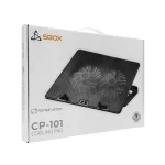 Sbox CP-101 notebook hűtőpad 2 ventilátorral - Image 6