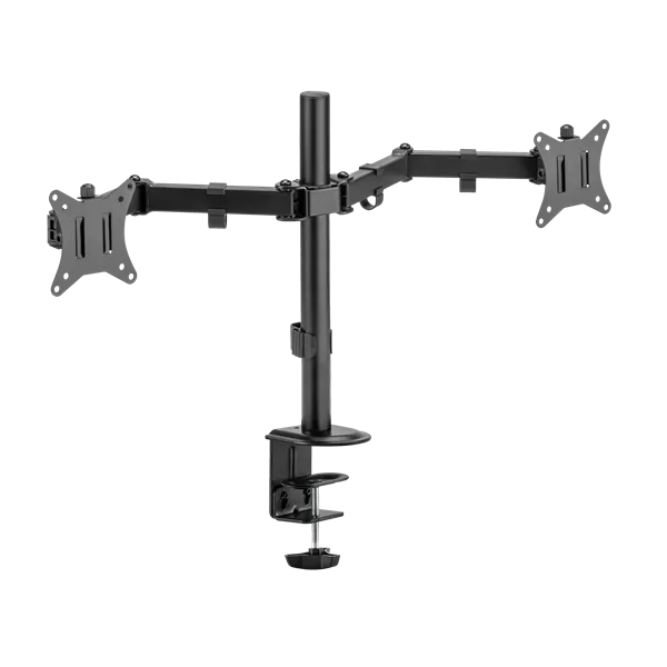 Sbox LCD-352/2-2 17"-32" dönthető, forgatható asztali dual monitor tartó konzol - Image 2
