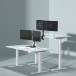 Sbox LCD-352/2-2 17"-32" dönthető, forgatható asztali dual monitor tartó konzol - Image 8