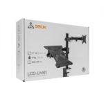 Sbox LCD-LM01-2 13"-27" asztali laptop és monitor tartó konzol - Image 9