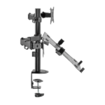 Sbox LCD-LM01-2 13"-27" asztali laptop és monitor tartó konzol - Image 2