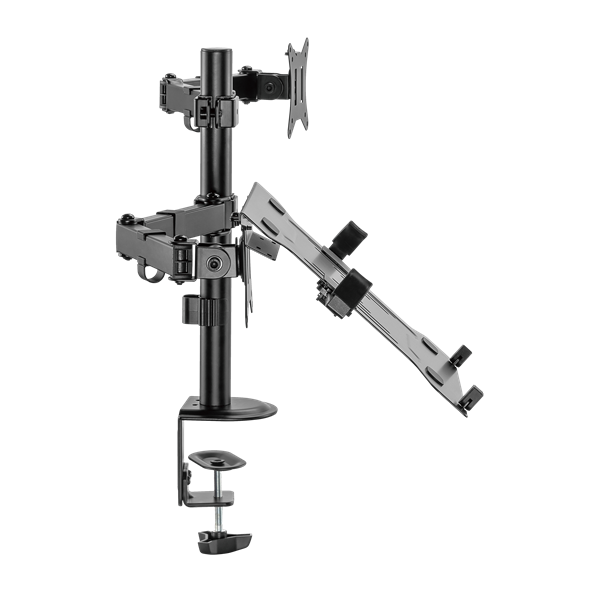 Sbox LCD-LM01-2 13"-27" asztali laptop és monitor tartó konzol - Image 2