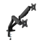 Sbox LCD-S024-2 17"-32" dönthető, forgatható asztali dual monitor tartó konzol